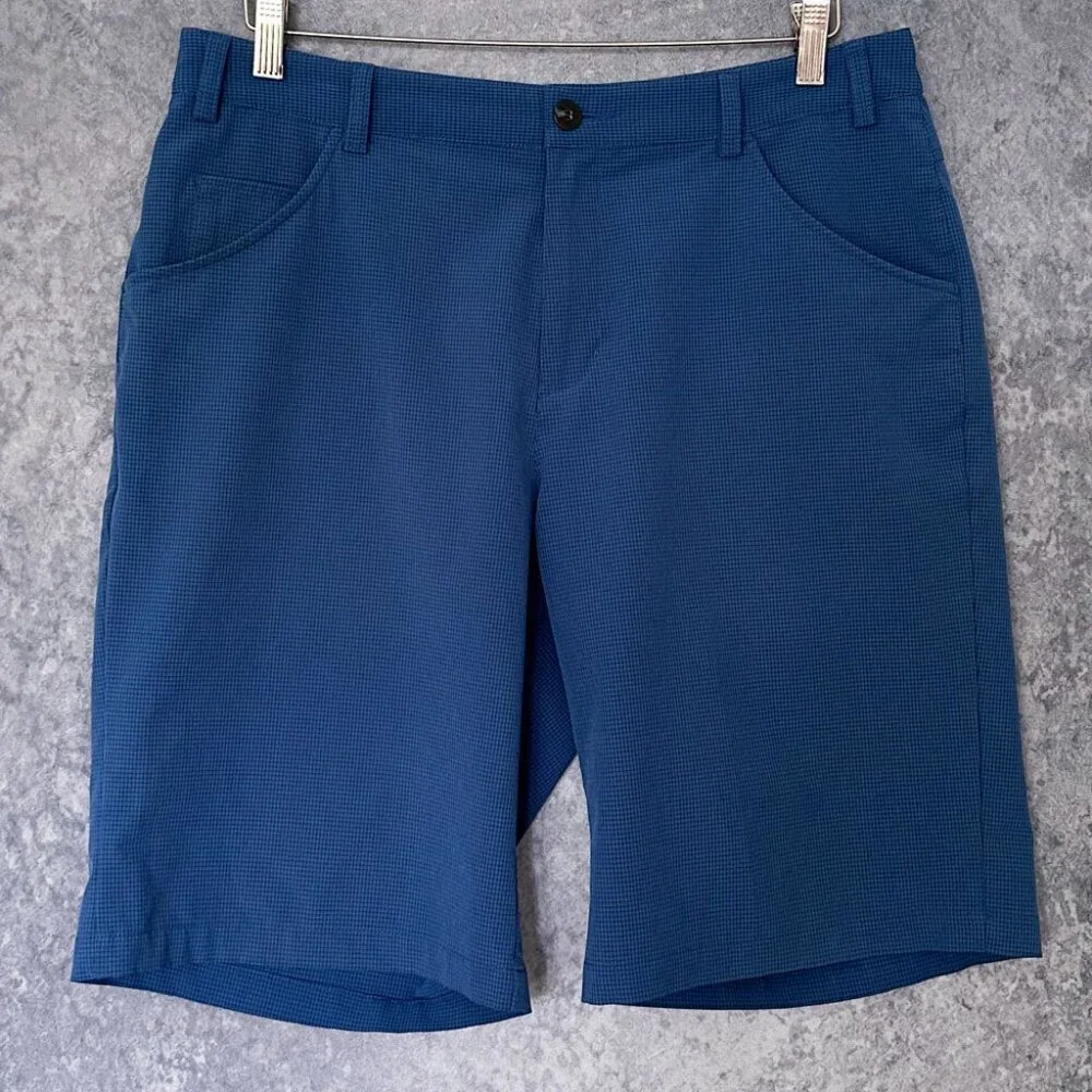 Adidas Athleisure Blue Golf Shorts, Men's 32, EUC